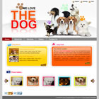 Preview 074 dog - FREE HTML CSS JavaScript Template