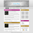 Preview 079 gray blog - FREE HTML CSS JavaScript Template