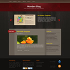 Preview 171 wooden blog - FREE HTML CSS JavaScript Template