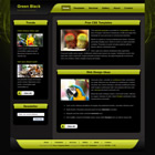 Preview 183 green black - FREE HTML CSS JavaScript Template