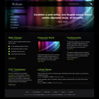 Preview 212 black wave - FREE HTML CSS JavaScript Template