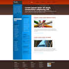 Preview 220 zine blue - FREE HTML CSS JavaScript Template