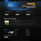 Preview 256 black fox - FREE HTML CSS JavaScript Template