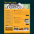 Preview 259 yellow cafe - FREE HTML CSS JavaScript Template