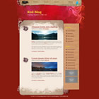 Preview 264 red blog - FREE HTML CSS JavaScript Template