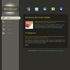 Preview 284 mini social - FREE HTML CSS JavaScript Template