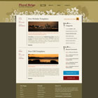 Preview 295 floral beige - FREE HTML CSS JavaScript Template