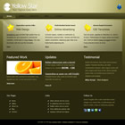 Preview 326 yellow star - FREE HTML CSS JavaScript Template