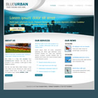 Preview 329 blue urban - FREE HTML CSS JavaScript Template