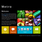 Preview 363 metro - FREE HTML CSS JavaScript Template