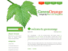 Preview greenorange - FREE HTML CSS JavaScript Template