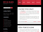 Preview redandblack - FREE HTML CSS JavaScript Template