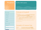 Preview tropical - FREE HTML CSS JavaScript Template