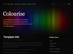 Preview colourise 1 0 - FREE HTML CSS JavaScript Template